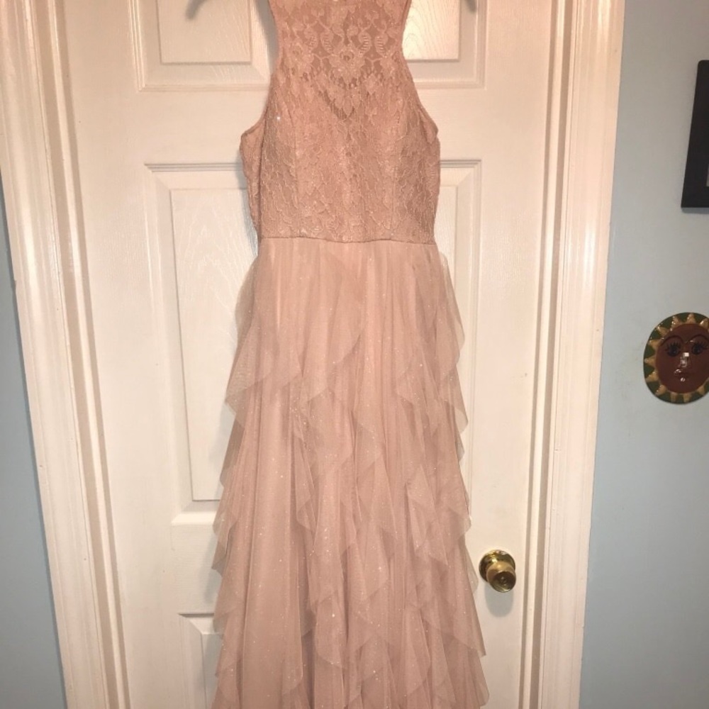 Pink sparkly dress